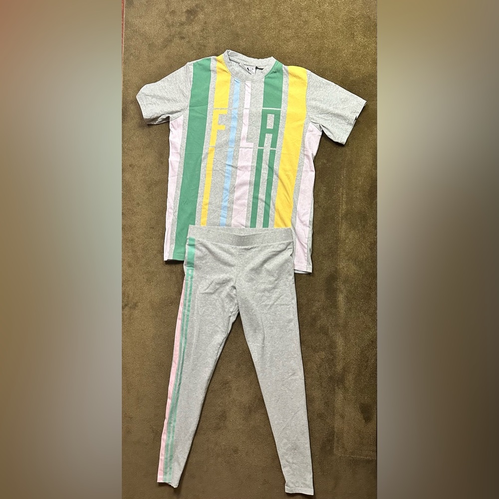 Fila 2 piece set. Set is partially brand new